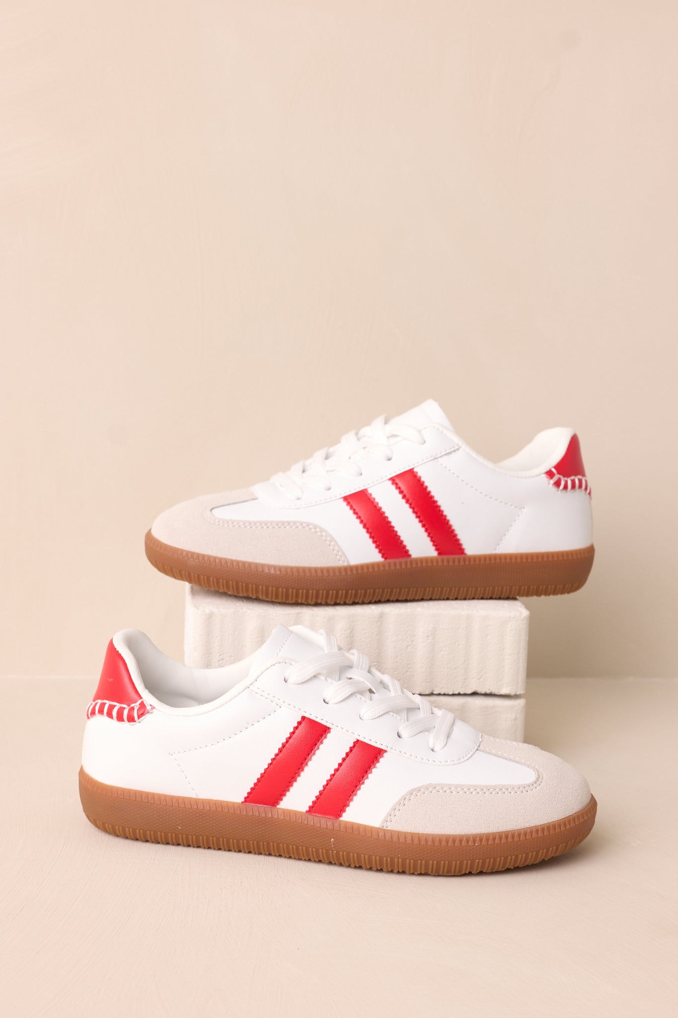Midtown Market Red Retro Sneakers