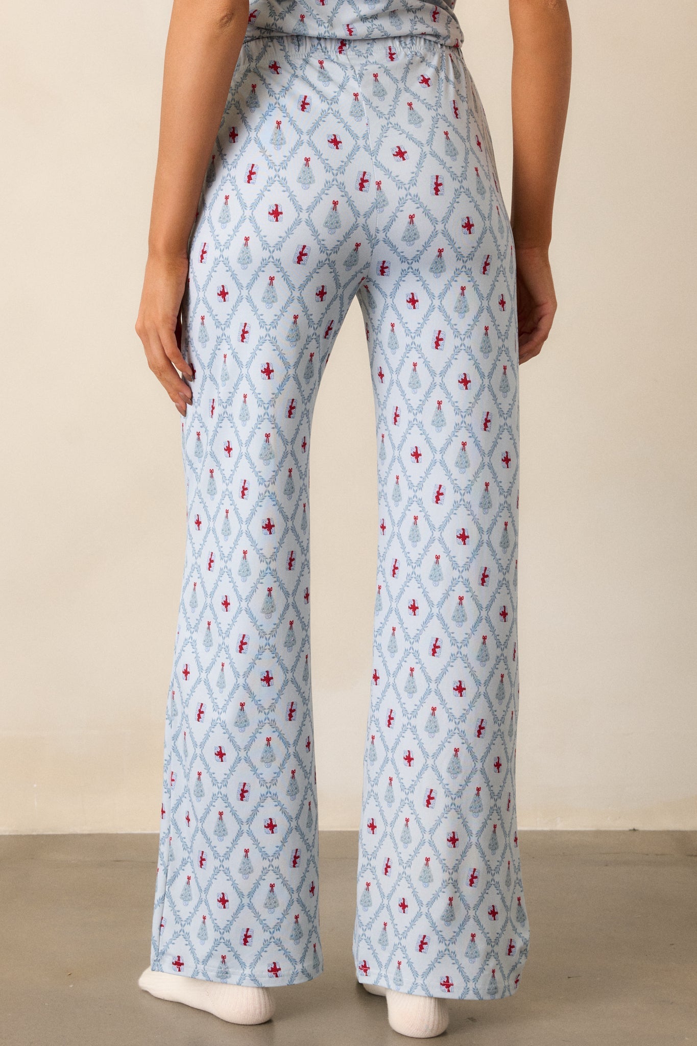 Baby It?s Cold Outside Light Blue Pajama Pants