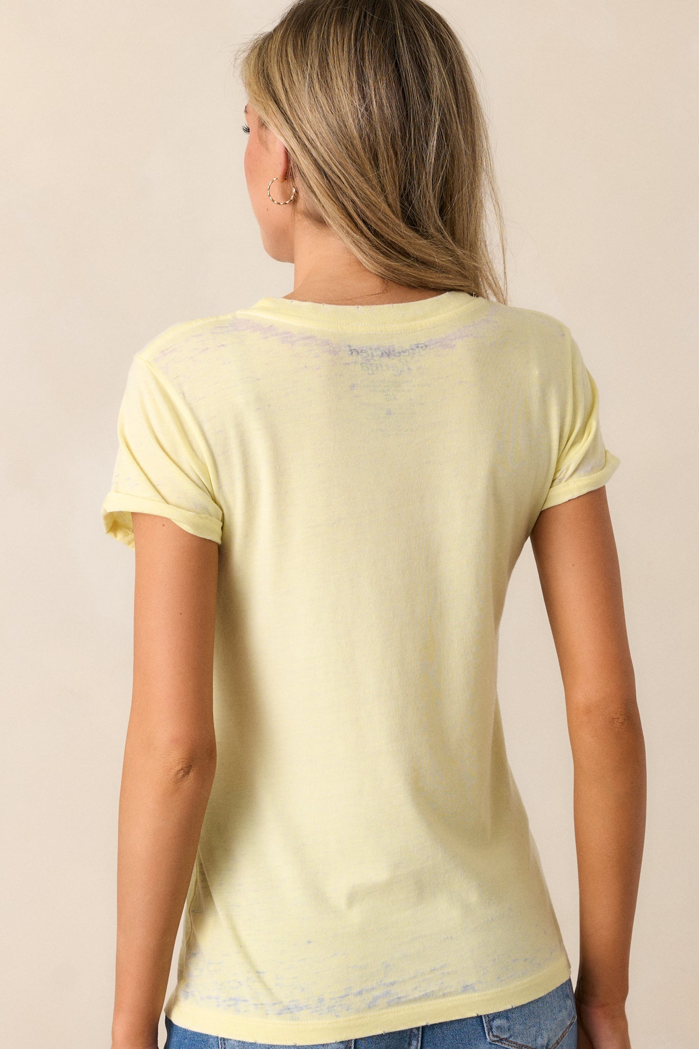 Blondie One Way Or Another Light Yellow Tee