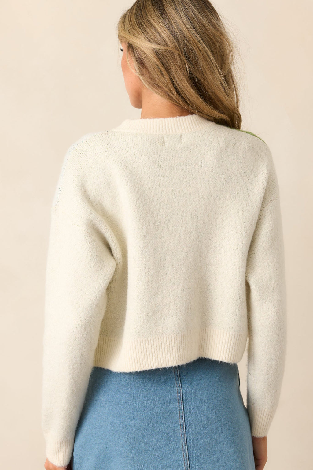 Picture Perfect Ivory Button Front Cardigan