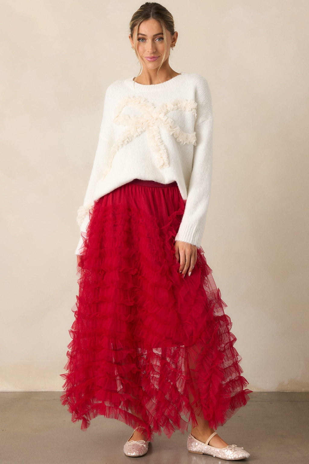 A Love So True Ivory Knit Sweater