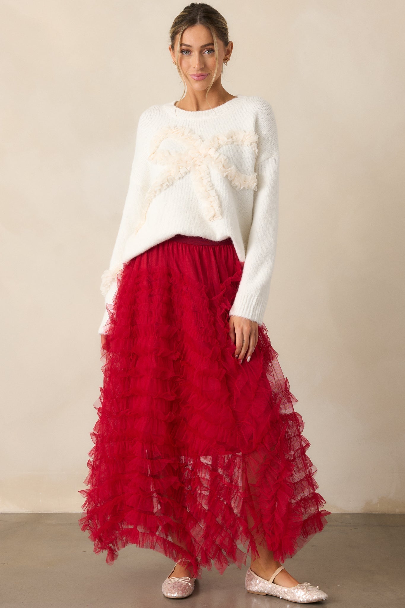 A Love So True Ivory Knit Sweater