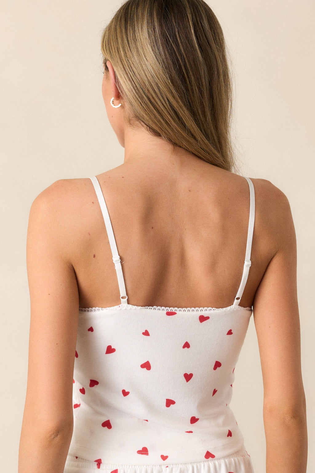Z Supply Camille Rendezvous Ivory Heart Cami
