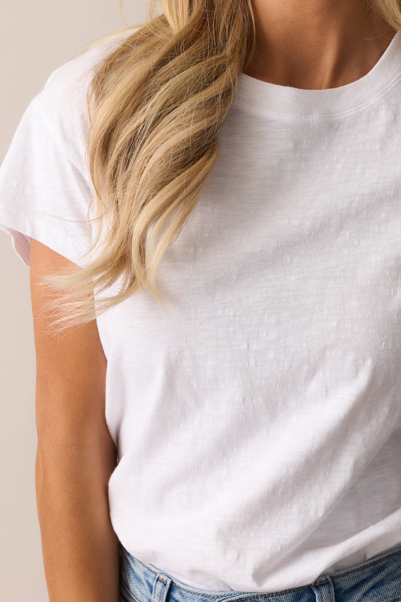On The Road Again White Cotton Tee