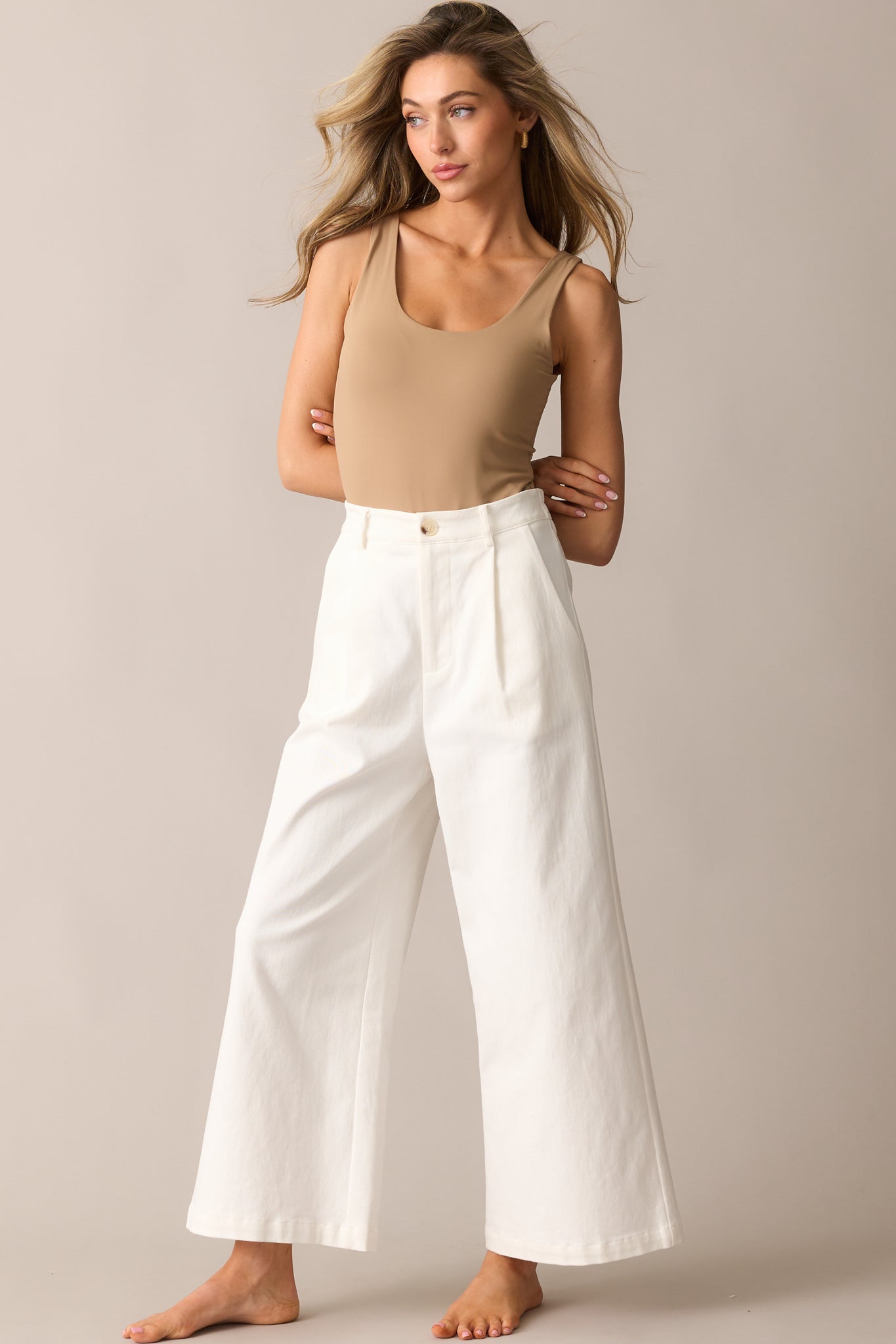 The Only One Tan Bodysuit