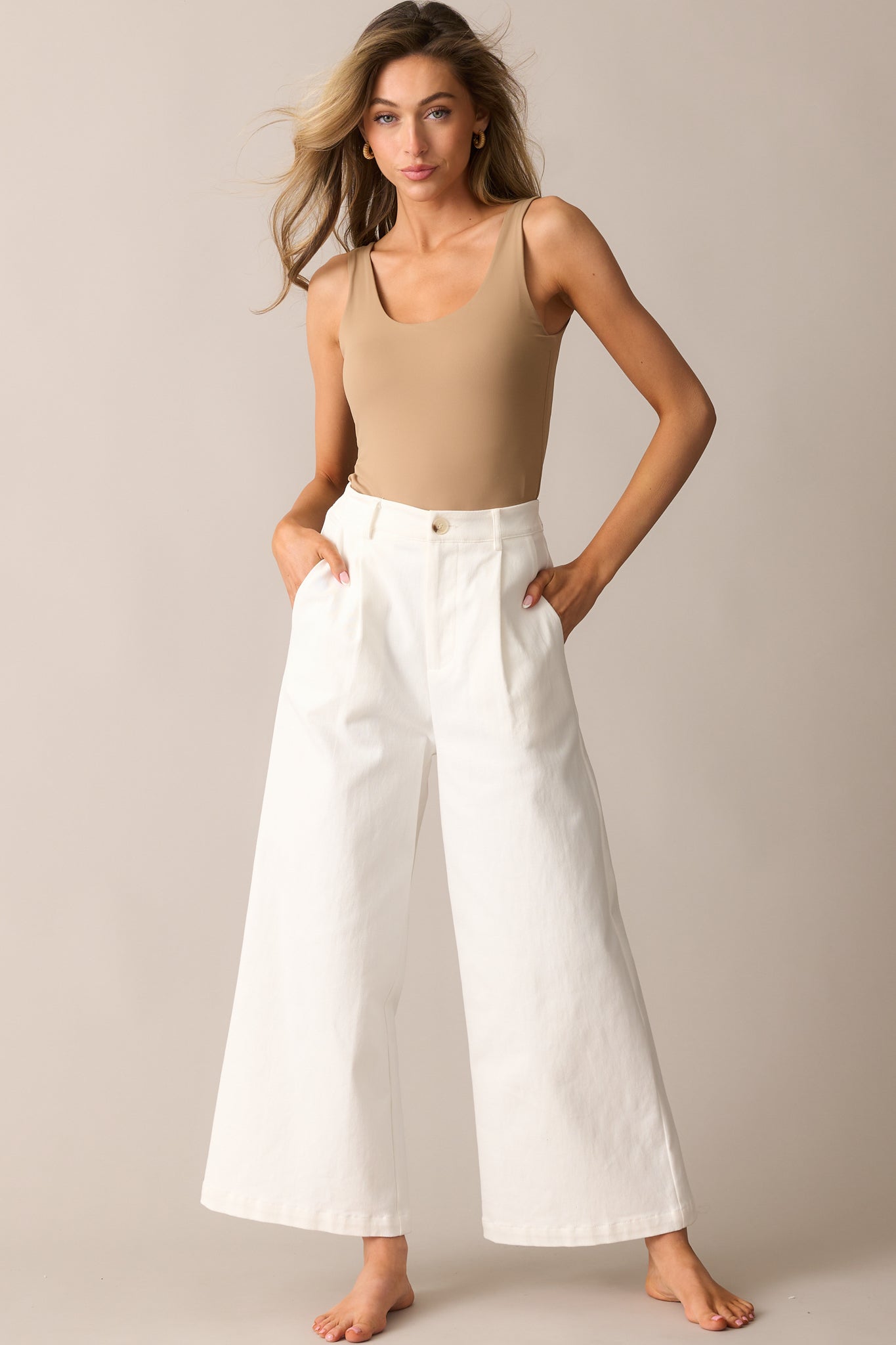 The Only One Tan Bodysuit