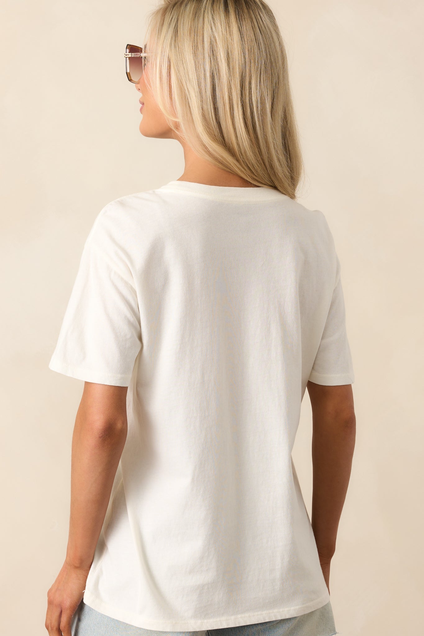 Z Supply Sea Salt Ivory Fun & Sun Boyfriend Tee