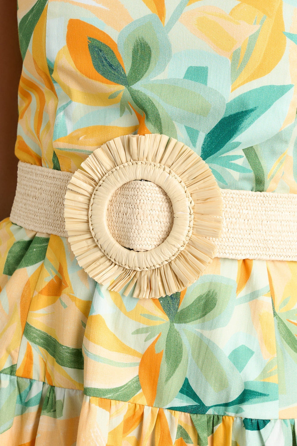 Island Link Ivory Pull Through Belt
