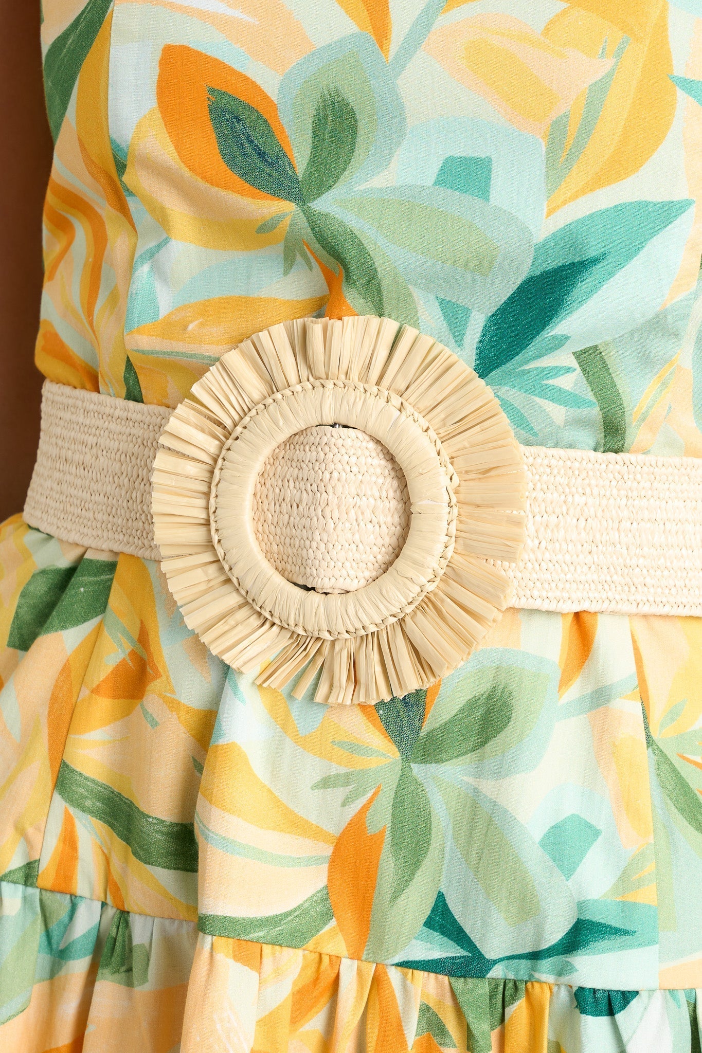 Island Link Ivory Pull Through Belt