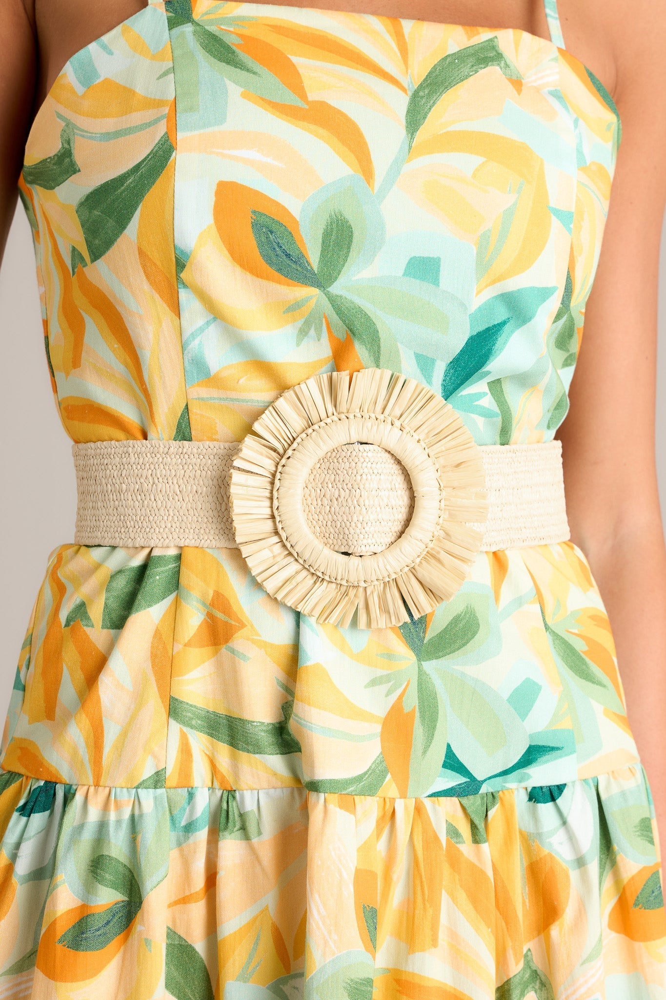 Island Link Ivory Pull Through Belt