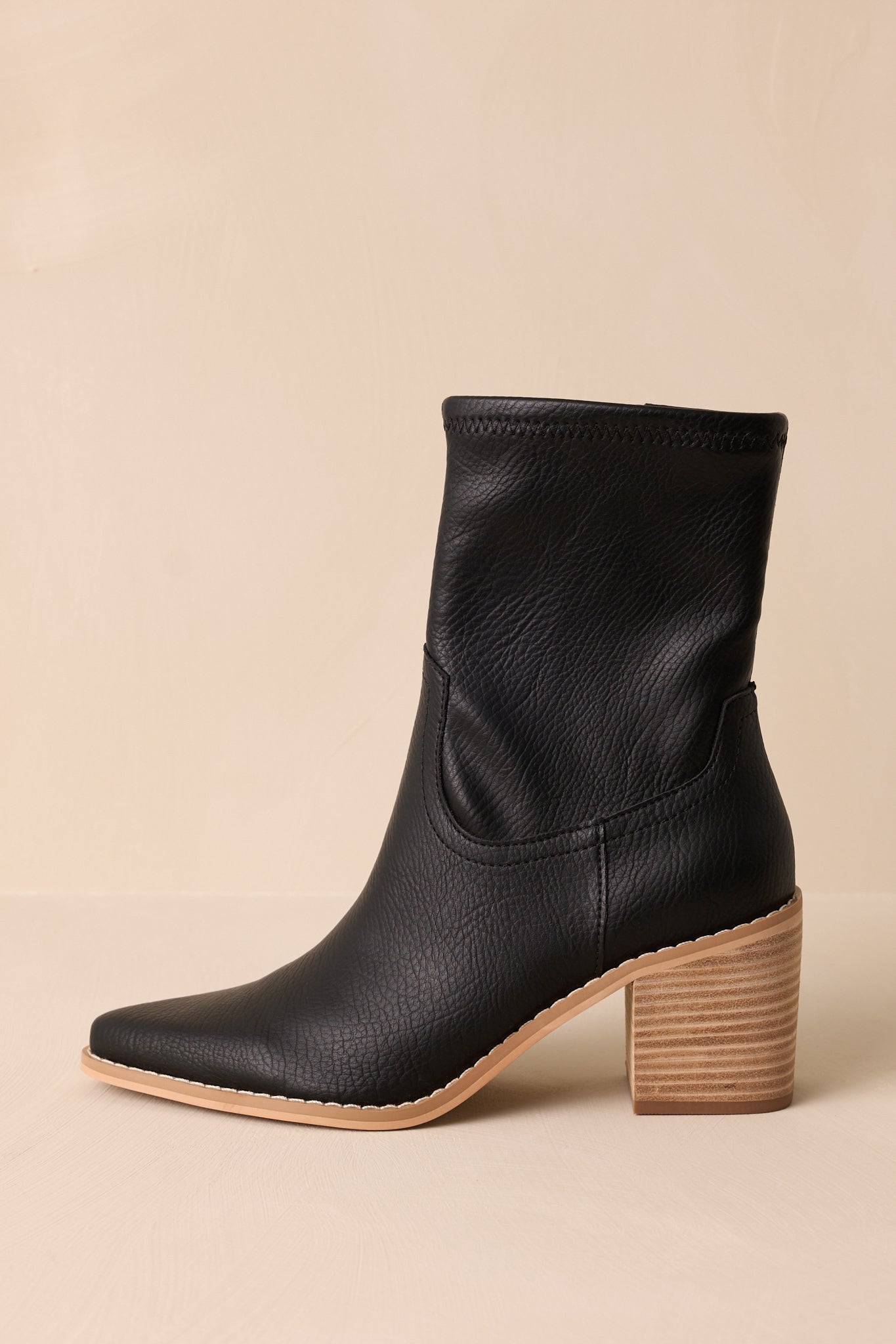 Stride In Style Black Ankle Boots