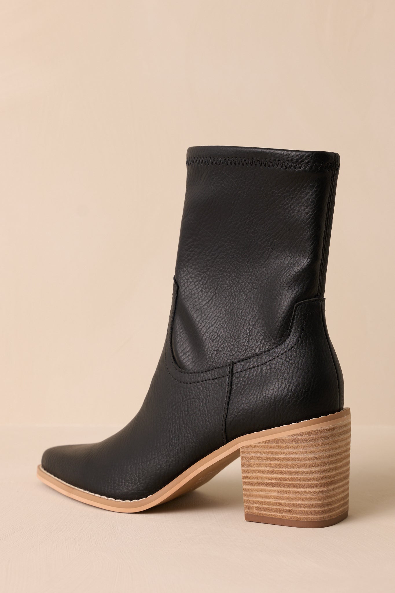 Stride In Style Black Ankle Boots